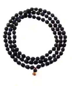 Black Rudraksha Mala Fine Pure 108