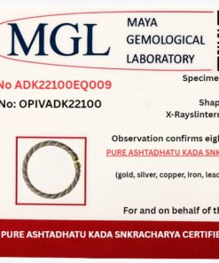 Alternative view of PURE ASHTADHATU KADA SNKRACHARYA CERTIFIED