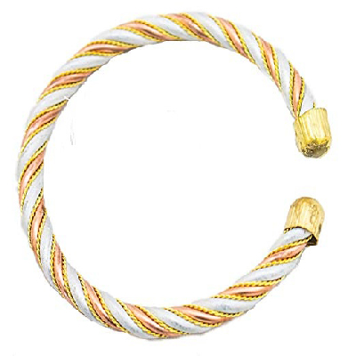 aindri Combined 3 Metal Solid Wire Twisted Adjustable Kada Bracelet For  Kids 3 Dhatu Kada Suitable for children aged 0 to 5 years : Amazon.in:  Jewellery
