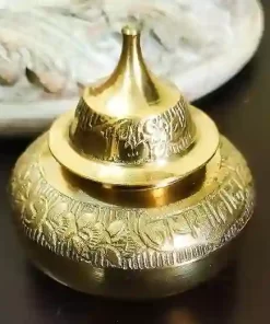 Sindur Kumkum Dibbi Brass