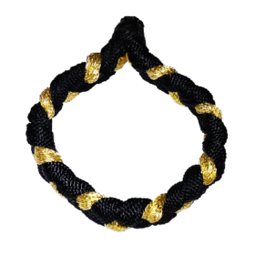 Kaal Bhairav Suraksha Kavach Mauli Dhaga Bracelet Black and Gold Made of 60 Threads 10 Pieces Kaal Bhairav Temple Varanasi