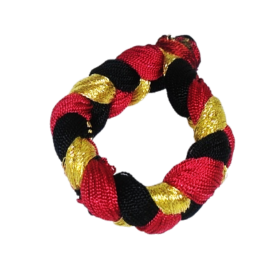 Siddh Pure Kaal Bhairav Suraksha Kavach 251 Threads Red Blue Gold