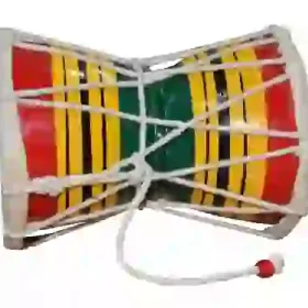 Shiva Sinduri Damru or Damroo  Natual Wood