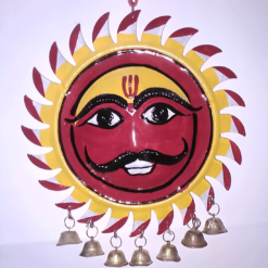 Kaal Bhairav Home Wall Hanging Face Suraksha Kavach / Shop Protection Yantra / Universal Protection Vastu Yantra from Kaal Bhairav Temple Varanasi