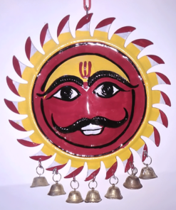 Kaal Bhairav Home Wall Hanging Face Suraksha Kavach / Shop Protection Yantra / Universal Protection Vastu Yantra from Kaal Bhairav Temple Varanasi