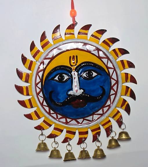 Kaal Bhairav Home Wall Hanging Face Suraksha Kavach / Shop Protection Yantra / Universal Protection Vastu Yantra from Kaal Bhairav Temple Varanasi